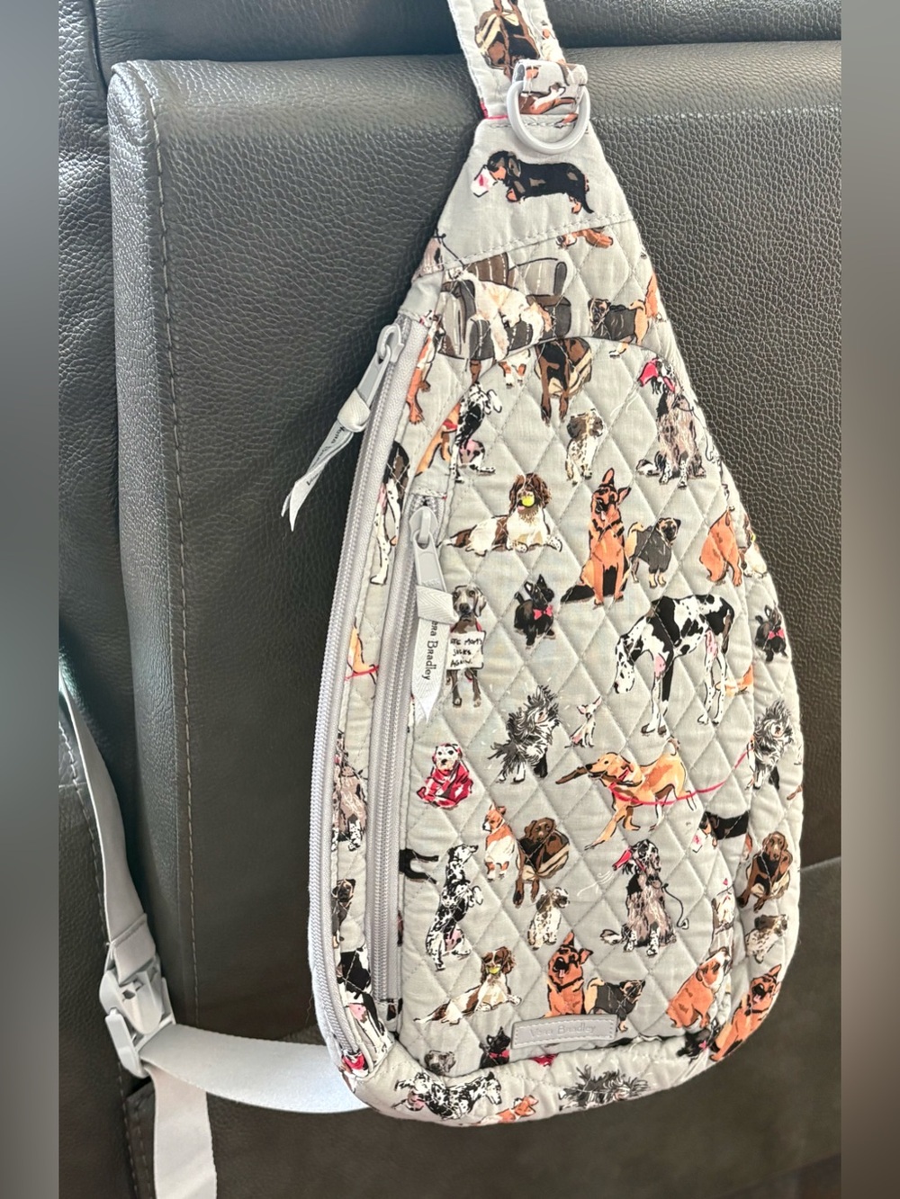 Vera Bradley Essential Sling Backpack Dog Show NWOT Never Used So Cute!!